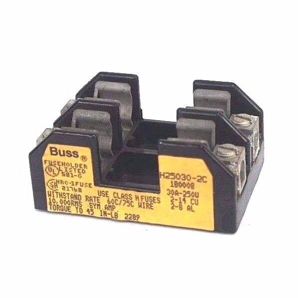 COOPER BUSSMANN H25030-2C FUSEHOLDER H250302C, 30A-250V