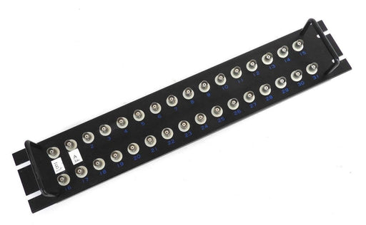 L-COM PR35B32BLK BNC FEED-THRU PATCH PANEL, 32-PORT