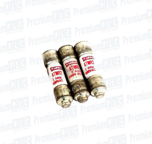 LOT OF 3 NEW GOULD SHAWMUT ATMR2 FUSES 2 AMP, 600V AC