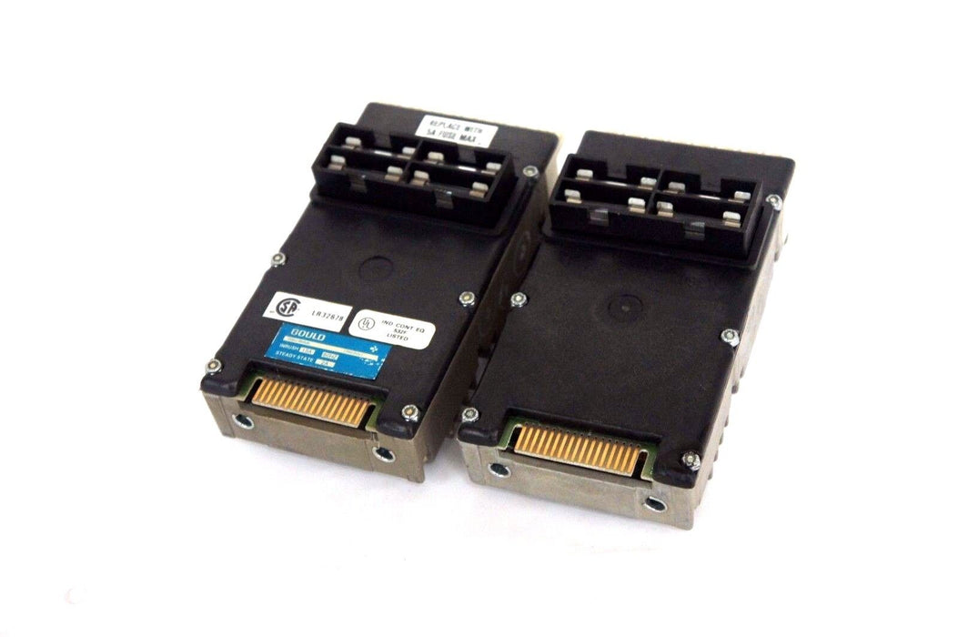 LOT OF 2 MODICON AS-B550-001 OUTPUT MODULES B550, 115 AC