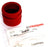 LOT OF 8 NEW FEDEGARI AUTOCLAVI PP600039 GASKETS RED SILICONE FOR DN50 CLAMPS