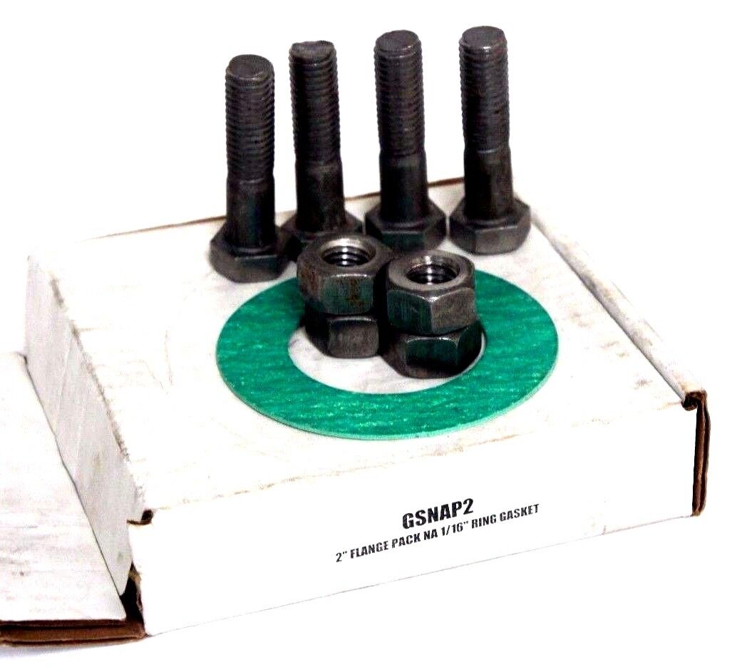 NEW GENERIC GSNAP2 2'' FLANGE PACK NA 1/16'' RING GASKET