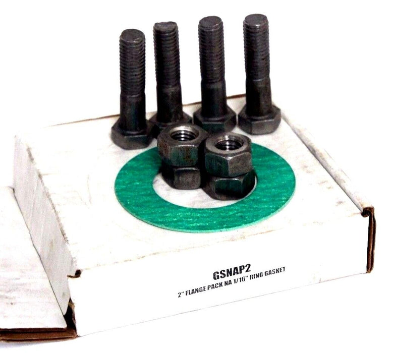 NEW GENERIC GSNAP2 2'' FLANGE PACK NA 1/16'' RING GASKET