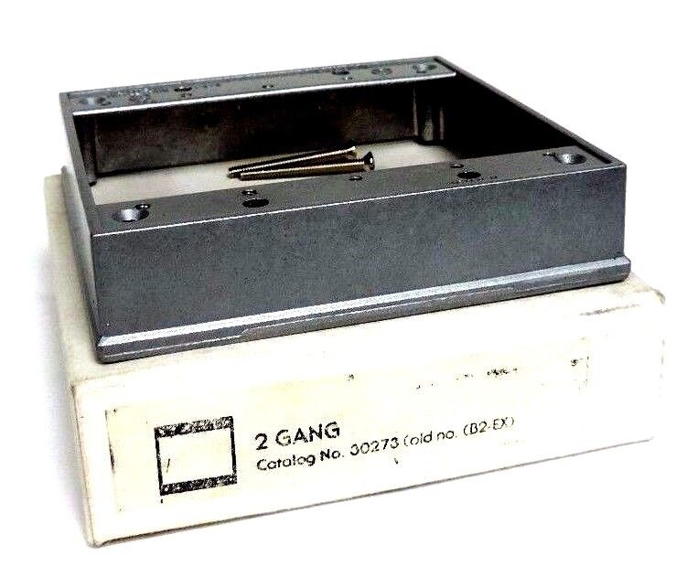 NIB 2 GANG 30273 OUTLET BOX EXTENTION OLD # B2-EX