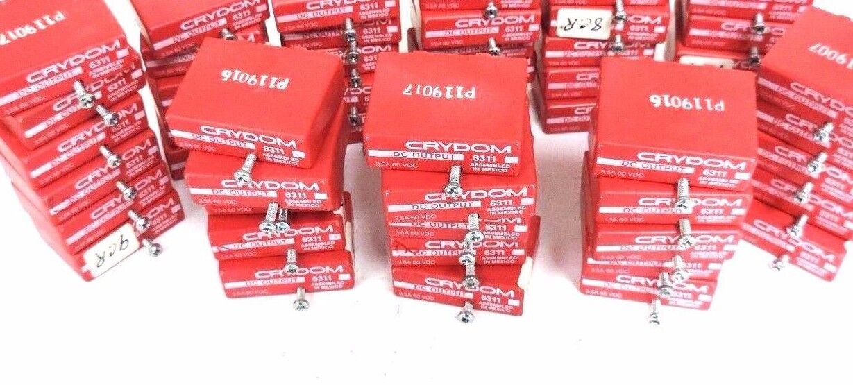 LOT OF 51 CRYDOM 6311 I/O MODULES 3.5A, 60VDC