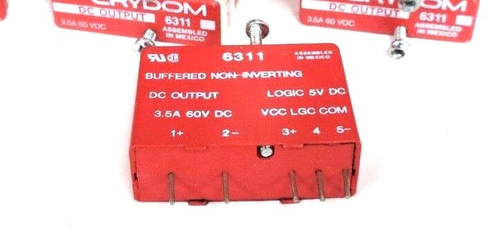 LOT OF 51 CRYDOM 6311 I/O MODULES 3.5A, 60VDC