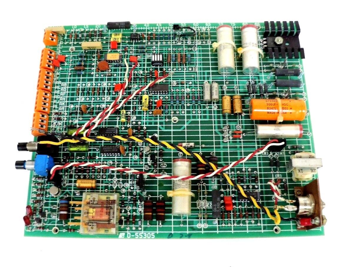 RELIANCE ELECTRIC 0-55305 STATIC TRIP PC BOARD 055305