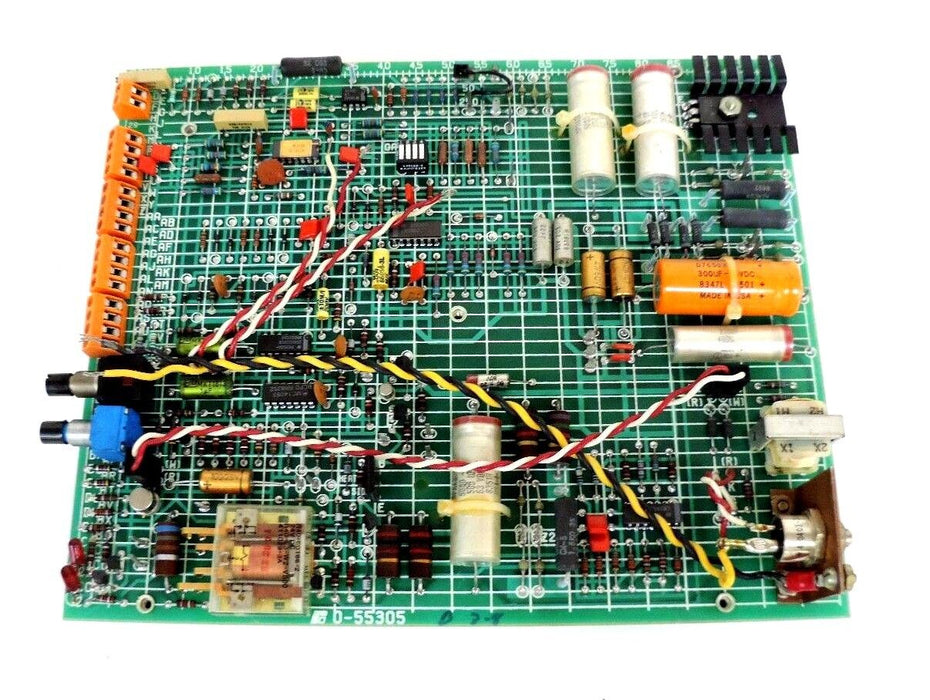 RELIANCE ELECTRIC 0-55305 STATIC TRIP PC BOARD 055305