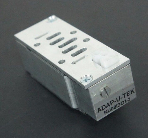 NEW ADAP-U-TEK NU08ISO1-2 ALUMINUM MANIFOLD NU08ISO12