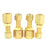 LOT OF 4 NEW BISHAMON HYD/B4000023 FEMALE BULKHEADS, EZ-30 LOADER - HYD/B4000023