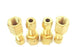 LOT OF 4 NEW BISHAMON HYD/B4000023 FEMALE BULKHEADS, EZ-30 LOADER - HYD/B4000023
