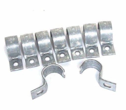LOT OF 9 NEW GENERIC 3/4" CONDUIT ONE HOLE PIPE CLAMPS
