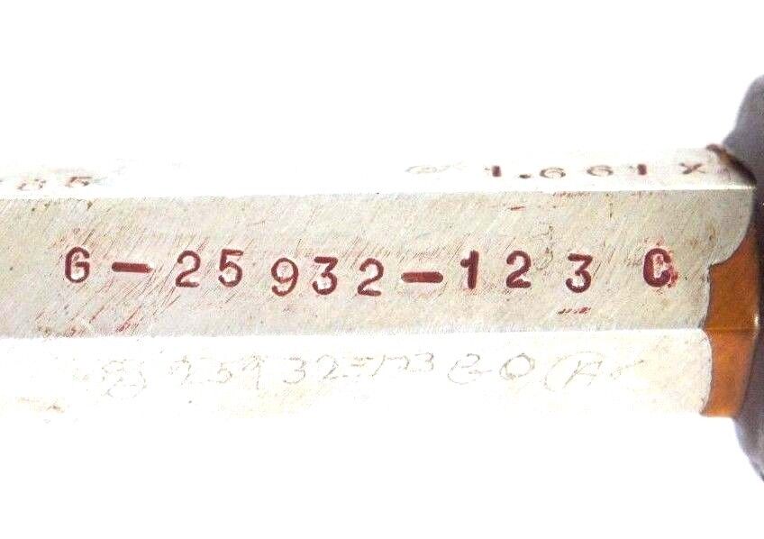 MASTER GAGE CO. G-25932-123C PLUG GAGE 1.665 - 1.661X, G25932123C