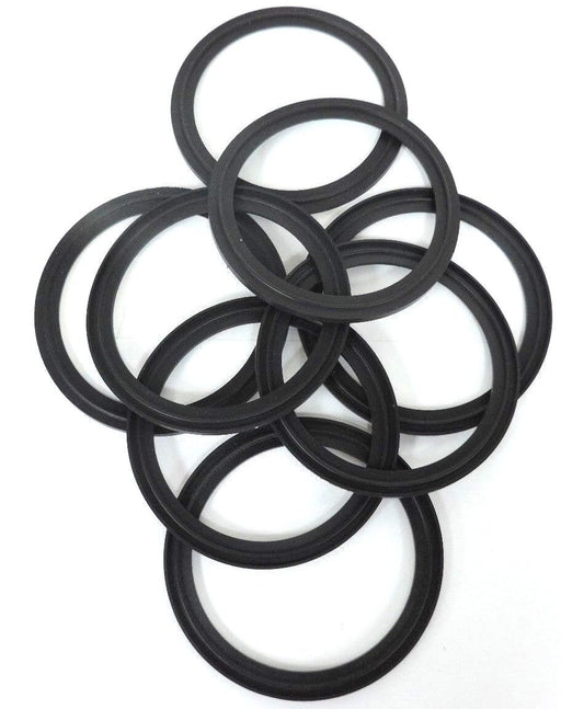 LOT OF 8 NEW A3 0-40MPF-SFY FLANGED CLAMP VITON GASKETS 4"