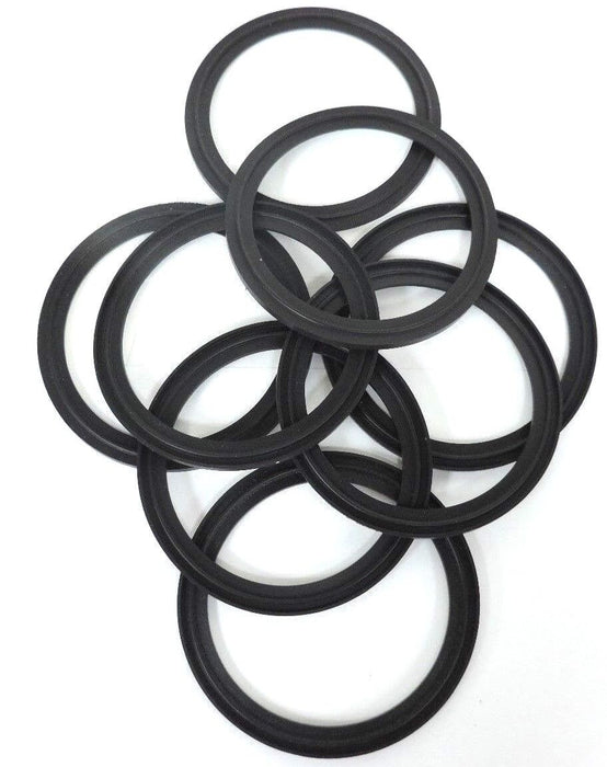 LOT OF 8 NEW A3 0-40MPF-SFY FLANGED CLAMP VITON GASKETS 4"
