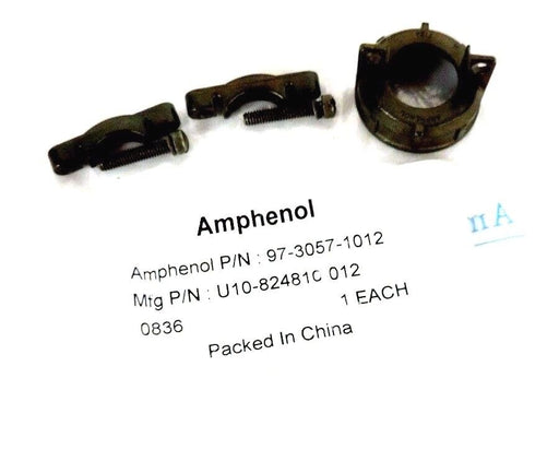 NEW AMPHENOL 97-3057-1012 CABLE CLAMP U10-824810-012