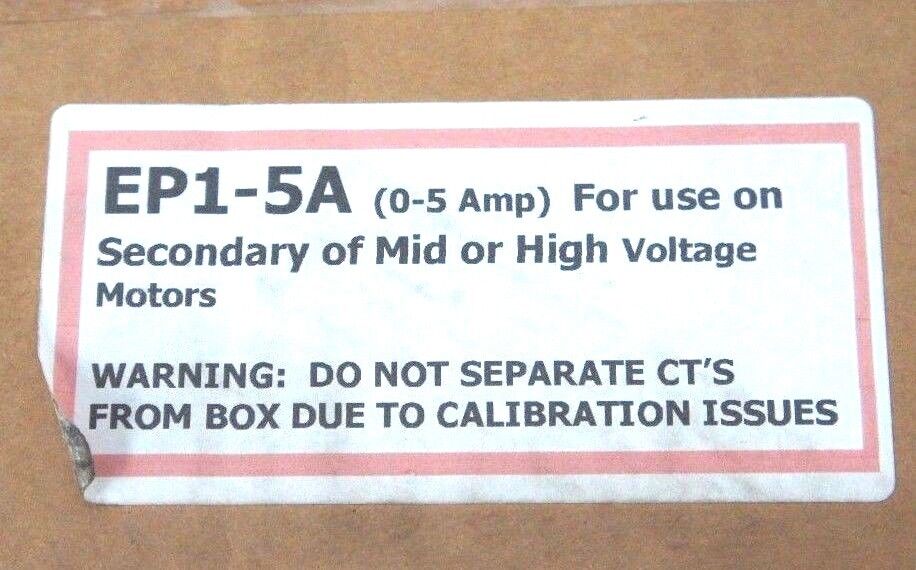 NIB BAKER EP1-5A INSTALL KIT 0-5 AMP, 99-EP1, EP15A