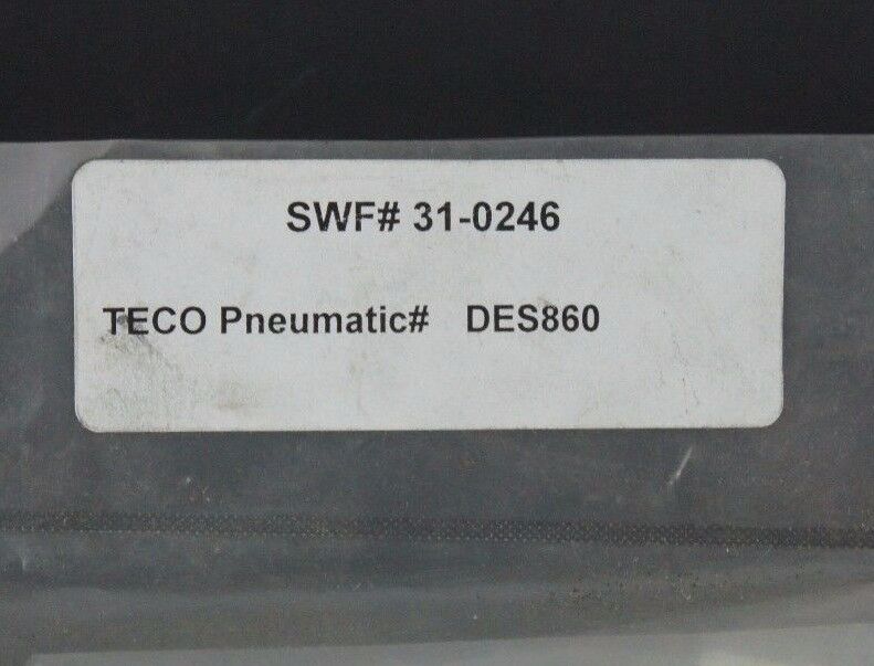 NEW TECO PNEUMATIC DES-858 ACCESSORY KIT 31-0244, CSK-15-13U, AJK-153