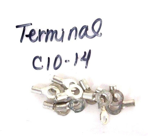 LOT OF 13 NEW THOMAS & BETTS C10-14 NON INSULATED TERMINAL RINGS C1014