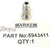 NEW MARKEM 5943411 POST