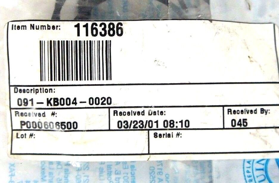 LOT OF 4 NEW MILLER 116386 SEAL KITS 091-KB004-0020
