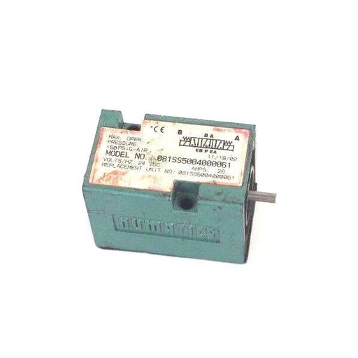 NUMATICS 081SS5004000061 SOLENOID VALVE 150PSIG-AIR, 24VDC (INCOMPLETE)