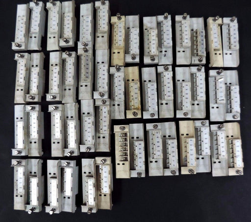 LOT OF 24 ISSC / HONEYWELL 621-9949 TERMINAL BLOCK SETS D055000008, D055000009