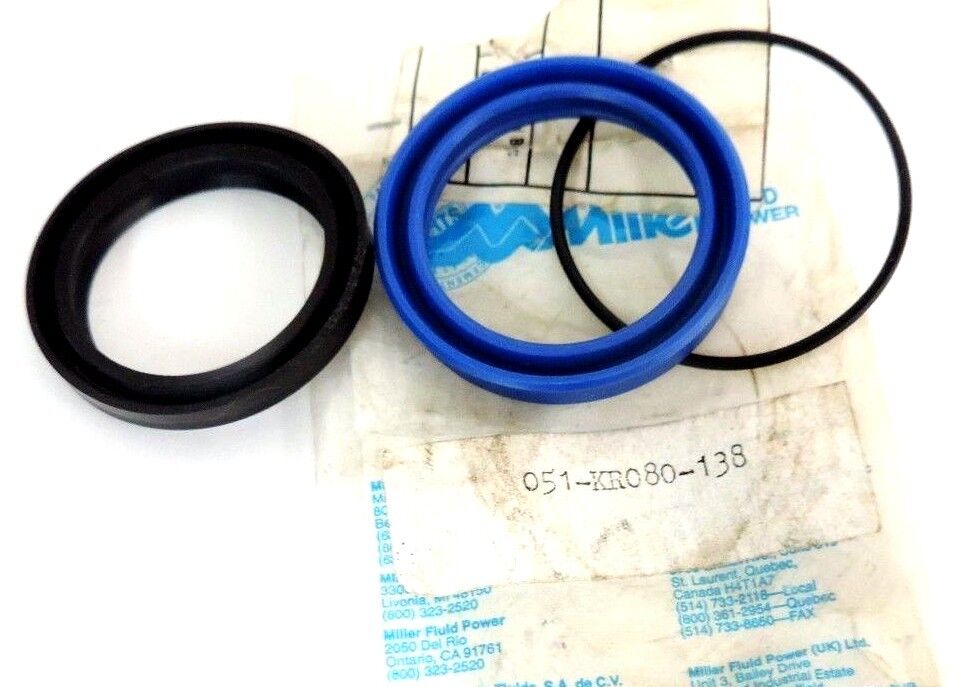 NEW MILLER FLUID POWER 051-KR080-00138 ROD SEAL KIT 051KR08000138