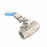 NEW JAMESBURY SERIES 100 BALL VALVE 1/2" NPT 2000 WOG CF8M