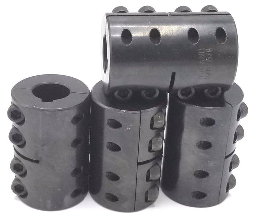 LOT OF 4 RULAND CLX-10-10-F 5/8X5/8 RIGID COUPLINGS BLACK OXIDE STEEL CLX1010F
