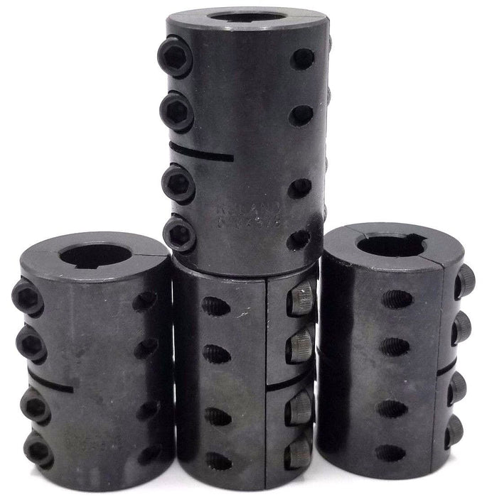 LOT OF 4 RULAND CLX-10-10-F 5/8X5/8 RIGID COUPLINGS BLACK OXIDE STEEL CLX1010F