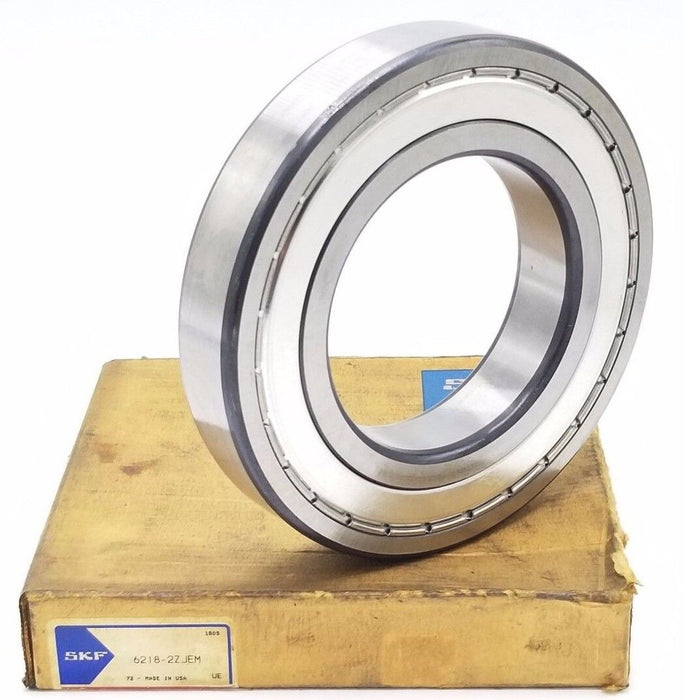 NIB SKF 6218-2ZJEM SINGLE ROW BALL BEARING 62182ZJEM