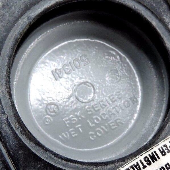 NEW APPLETON ELECTRIC FSK SERIES WET LOCATION COVER