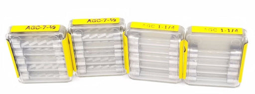 LOT OF (10) NEW BUSSMANN AGC-7-1/2 & (9) AGC-1-1/4 MINI FUSES