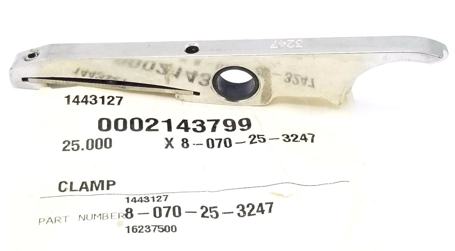 NEW KRONES 8-070-25-3247 CLAMP 0002143799, 1443127, 8070253247