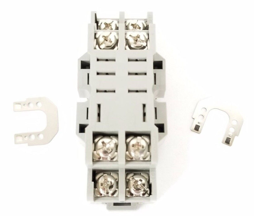 NEW DAYTON 2A582E RELAY SOCKET 10AMP 300VAC 8PIN DIN/SCREW