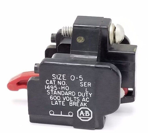 ALLEN BRADLEY 1495-H0 AUX. CONTACT 1495H0, SER. L