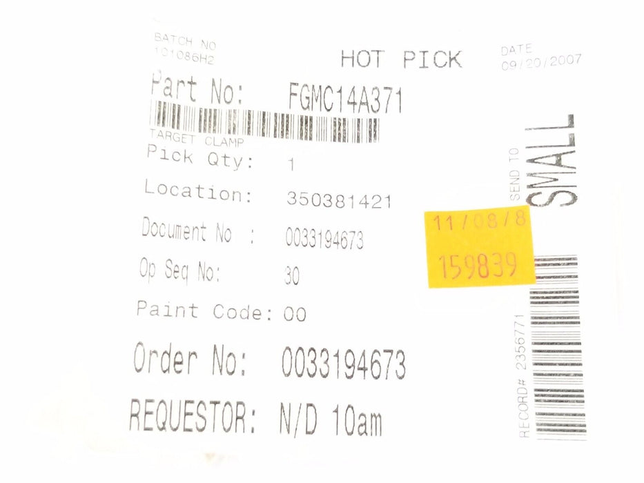 LOT OF 2 NEW GENERIC FGMC14A371 CLAMPS 1''