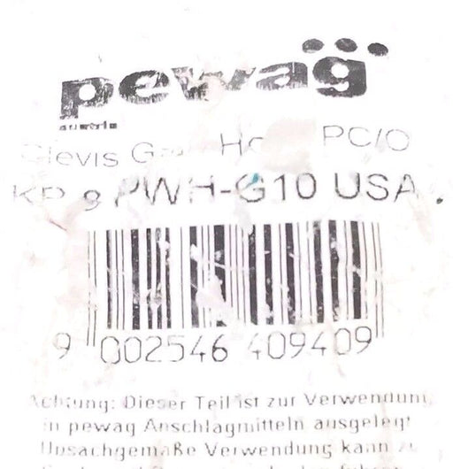 NEW PEWAG KP8 PWH-G10 CLEVIS HOOK