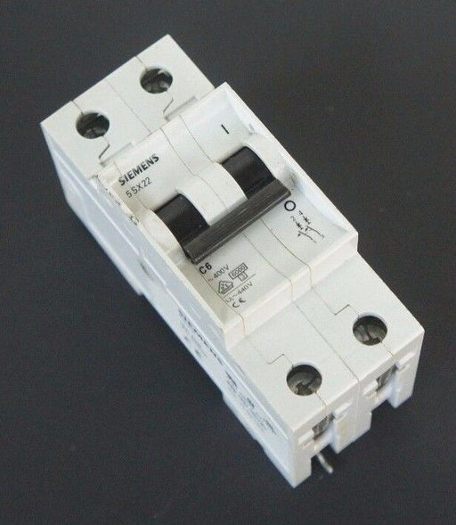 SIEMENS 5SX22 CIRCUIT BREAKER 5SX22C6, 2-POLE