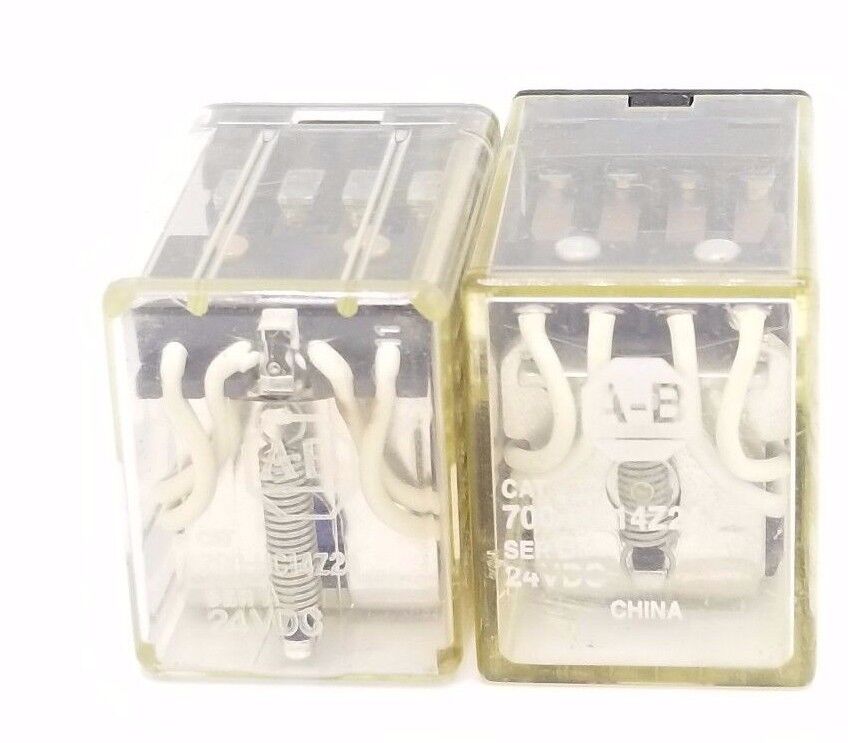 LOT OF 2 ALLEN BRADLEY RELAYS 700-HC14Z24 SER. A AND SER. B, 700HC14Z24