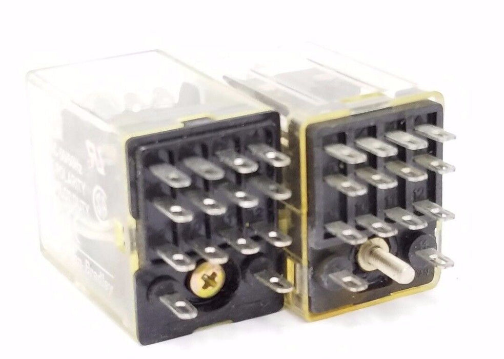 LOT OF 2 ALLEN BRADLEY RELAYS 700-HC14Z24 SER. A AND SER. B, 700HC14Z24