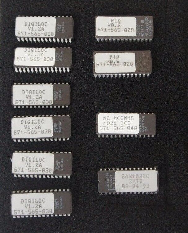 GENERIC EPROMS (6) V1.2A 571-565-030 (2) V0.5 571-565-028, 571-565-040, 080493