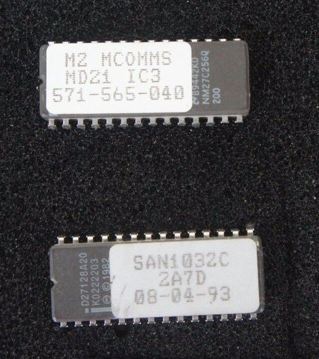 GENERIC EPROMS (6) V1.2A 571-565-030 (2) V0.5 571-565-028, 571-565-040, 080493