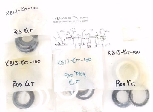 LOT OF 4 NEW CARTER SQUARELINE K81J-KIT-100 "AA" SERIES ROD KITS K81JKIT100