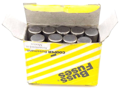 BOX OF 9 NEW COOPER BUSSMANN BAF-5 BUSS FUSES BAF5, 5AMP, 250V