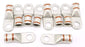 BOX OF 10 NEW ROTANIUM DUAL-LOK 31550 TERMINAL LUGS 5/16 STUD, AWG 2