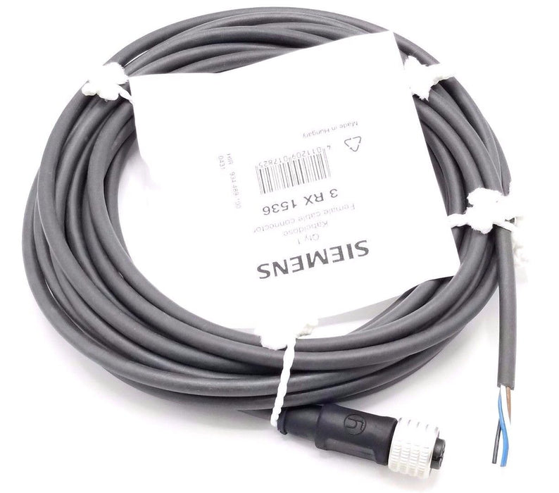 NEW SIEMENS 3RX1536 FEMALE CABLE CONNECTOR 5M, 4P