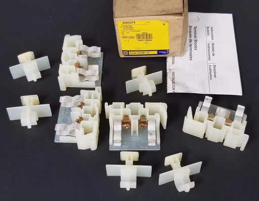 BOX OF 4 NEW SQUARE D 9080-GF6 FUSE HOLDERS 9080GF6, SER. B