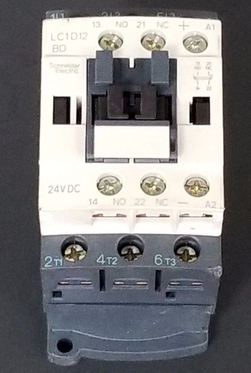 SCHNEIDER ELECTRIC LC1D12BD CONTACTOR 24VDC, LAD4TBDL